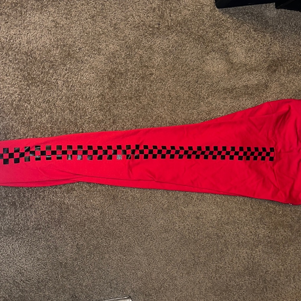 Checkered leggings